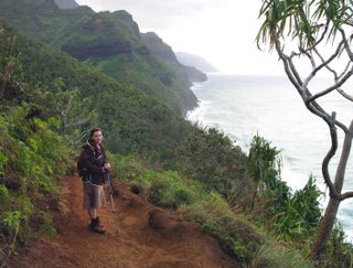 Hiking on Kauai was awqesome. The Napali Coast Trail with the coast and whales in the distance was a most wonderful Hawaiian experience!