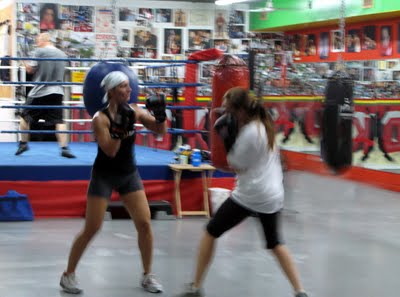 Kick Boxing Montreal! Is this a message...to deal with the city you may need to be prepared to unleash the beast!