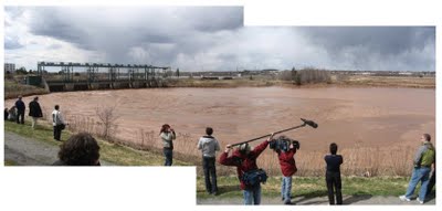 Petitcodiac causeway opening in riverview moncton new brunswick