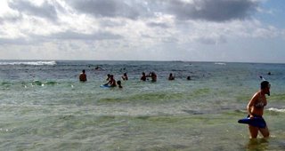 Snorkelling at Poipu Beach on the Hawaiian Island of Kauai.